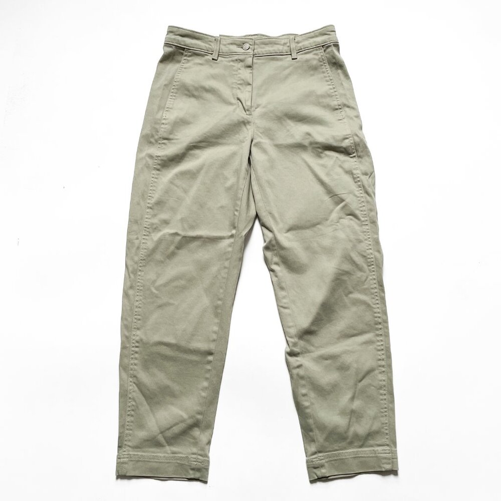 Banana Republic Weekender Slim Barrel Leg Pant Green Tea Size 6 Regular NEW NWT - Picture 4 of 9